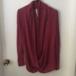 Hot Ginger Lightweight sweater, red, size small